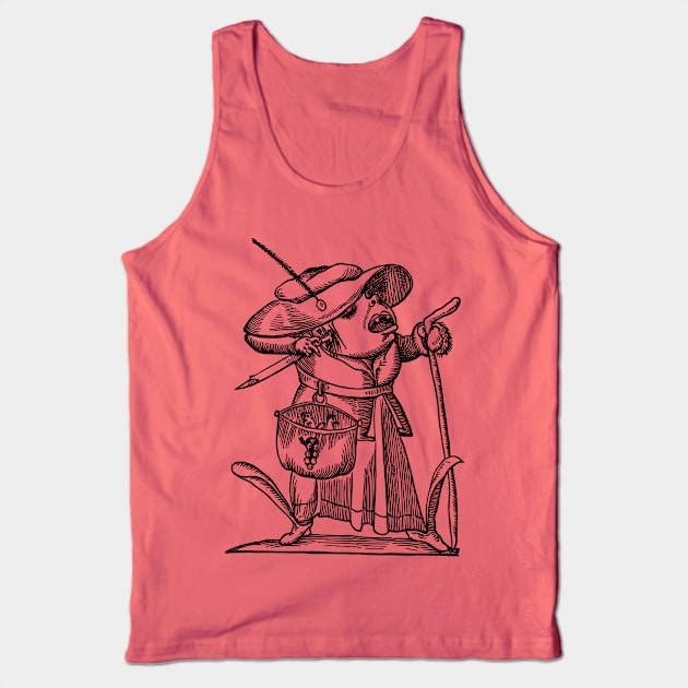 Grotesque #79 The Drolatic Dreams of Pantagruel (1565) Tank Top by n23tees